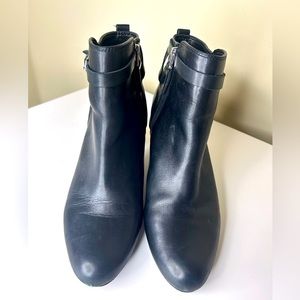 Sam Edelman Black Leather Bootie
